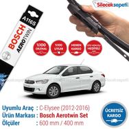 Bosch Aerotwin Citroen C-Elysee 2012-2016 A116S Silecek Seti
