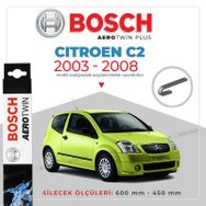 Bosch Aerotwin Citroen C2 2003-2008 Muz Silecek Takımı