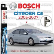 Bosch Aerotwin Citroen C5 2005-2007 Ön Muz Silecek Takımı