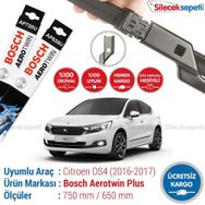 Bosch Aerotwin Citroen DS4 2016-2017 Silecek Takımı