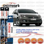 Bosch Aerotwin Fiat Bravo SET 2007-2014 Ön ve Arka Silecek