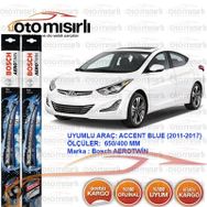 Bosch Aerotwin Hyundai Accent BLUE 2011-2017 Silecek Takımı