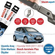 Bosch Aerotwin Hyundai ix20 2011-2014 Silecek Takımı