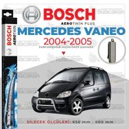 Bosch Aerotwin Mercedes Vaneo 2004-2005 Ön Muz Silecek Takımı