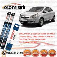 Bosch Aerotwin Opel Corsa D Silecek Seti