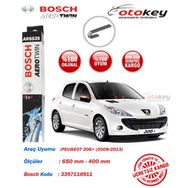 Bosch Aerotwin Peugeot 206+ 2009-2013 Silecek Takımı