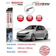 Bosch Aerotwin Peugeot 206 CC 2000-2007 Silecek Takımı