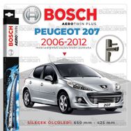 Bosch Aerotwin Peugeot 207 2006-2012 Muz Silecek Takımı
