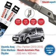 Bosch Aerotwin Peugeot Partner 2009-2016 Muz Silecek Takımı
