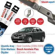 Bosch Aerotwin Seat Cordoba 2006-2009 Silecek Takımı