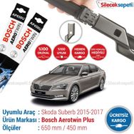 Bosch Aerotwin Skoda Superb 2015-2017 Silecek Takımı