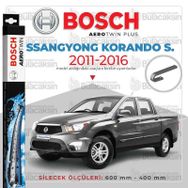 Bosch Aerotwin Ssangyong Korando Sports 2011-2016 Silecek Takımı
