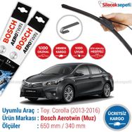 Bosch Aerotwin Toyota Corolla 2013-2016 Silecek Takımı