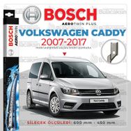 Bosch Aerotwin Volkswagen Caddy 2007-2017 Ön Muz Silecek Takımı