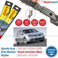 Bosch Aerotwin Volkswagen Golf 5 2006-2009 Muz Silecek Takımı