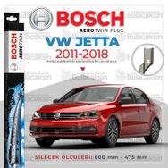 Bosch Aerotwin Volkswagen Jetta 4 2011-2018 Ön Muz Silecek Takımı