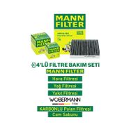 Bosch Audi A3 1.6 FSI 2004 2007 Filtre Bakım Seti