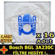 Bosch BGL 3A230C Toz 16 Adet Süpürge Torbası