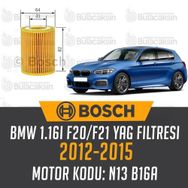 Bosch BMW 1.16i F20/F21 2012-2015 Yağ Filtresi