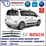 Bosch Citroen C2 A6 2003-2009 290 mm Arka Silecek