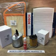 Bosch Citroen C4 1.6 e HDi 2011 2015 Filtre Bakım Seti