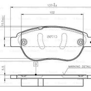 Bosch Citroen XSara 2.0 2000-2005 Ön Fren Balatası