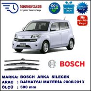 Bosch Daihatsu Materia 2006 Sonrası 300 mm Arka Silecek