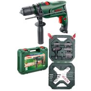 Bosch Darbeli Matkap 600 Watt 13 mm Bosch 103 Parça Matkap Ucu