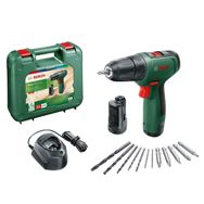 Bosch Easy Drill 1200 Akülü Delme Vidalama Makinesi + GAL 1210 CV + Çift Akülü Aksesuar Seti