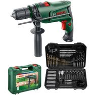 Bosch Easyimpact 600 13 mm 600 Watt Darbeli Matkap+103 Parça Matkap Ucu Vidalama Ucu Lokma Ucu Seti