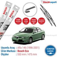 Bosch Eco Alfa Romeo 146 1996-2001 Silecek Takımı