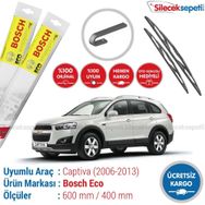 Bosch Eco Chevrolet Captiva 2006-2013 Silecek Takımı