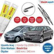 Bosch Eco Honda City 2006-2011 Silecek Takımı