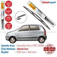 Bosch Eco Hyundai Atos 1997-2008 Silecek Takımı