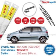 Bosch Eco Hyundai Getz 2002-2009 Silecek Takımı