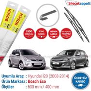 Bosch Eco Hyundai i20 2008-2014 Silecek Takımı