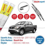 Bosch Eco Ssangyong Korando Sports 2011-2016 Silecek Takımı