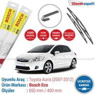 Bosch Eco Toyota Auris 2007-2012 Silecek Takımı