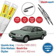 Bosch Eco Toyota Corolla 1992-2001 Silecek Takımı