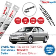 Bosch Eco Toyota Corolla 2002-2006 Silecek Takımı