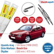 Bosch Eco Volkswagen Bora 1998-2002 Silecek Takımı