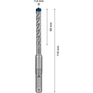 Bosch Expert 7x50x115 mm SDS Plus-7X Kırıcı Delici Delme Ucu