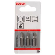 Bosch ExtraHard HEX4x25 mm 3'lü Vidalama Ucu