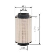 Bosch F026400354 Peugeot Citroen 1444VL Hava Filtresi