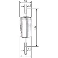 Bosch F026403009 Focus 1.4 1.6 1.8 16V 2.0 16V ST170 RS 2.0 Cmax 1.6 Yakıt Filtresi