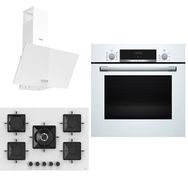 Bosch & Ferre Large Resaon HBF534EW3T - SS036 - D087 Beyaz 3'lü Ankastre Set