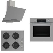 Bosch & Ferre Lux Dolce 218 HBF534EH1T - D065 - CS208 3'lü Gri Ankastre Set
