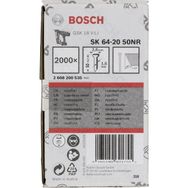 Bosch GNH 18 V 64M 50 mm 2000 Adet Uyumlu SK64-20 NR Paslanmaz Başsız Çivi