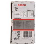Bosch GNH 18 V 64M 63 mm 2000 Adet Uyumlu SK64-20 NR Paslanmaz Başsız Çivi