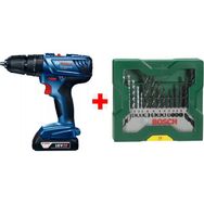 Bosch Gsb 180-LI 18W 2AH Darbeli Şarjlı Matkap + 15 Parça Matkap Ucu